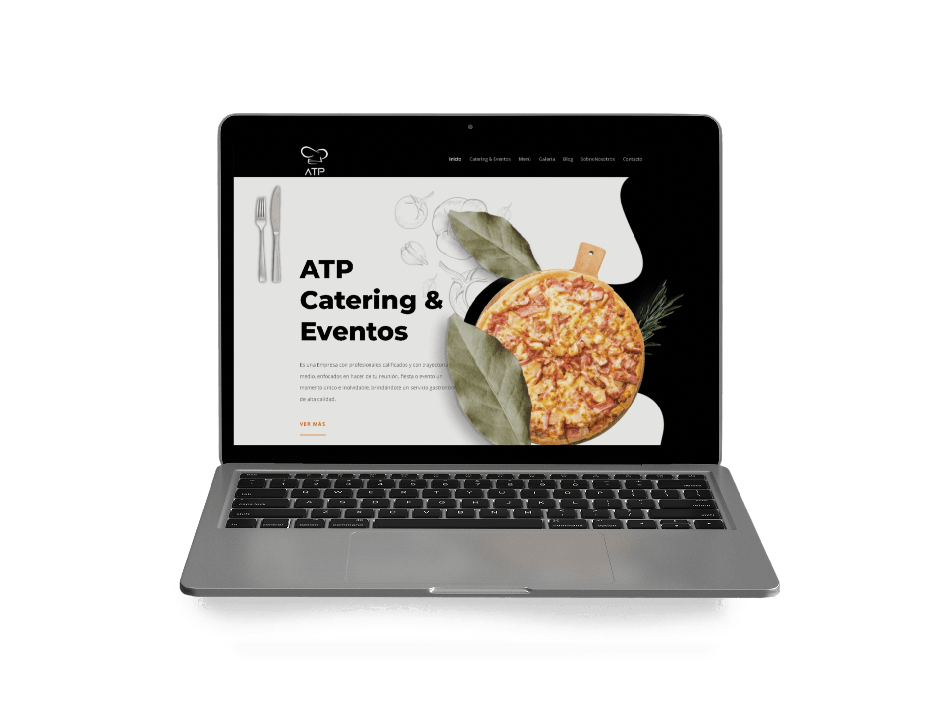 Sitio web ATP Catering Uruguay